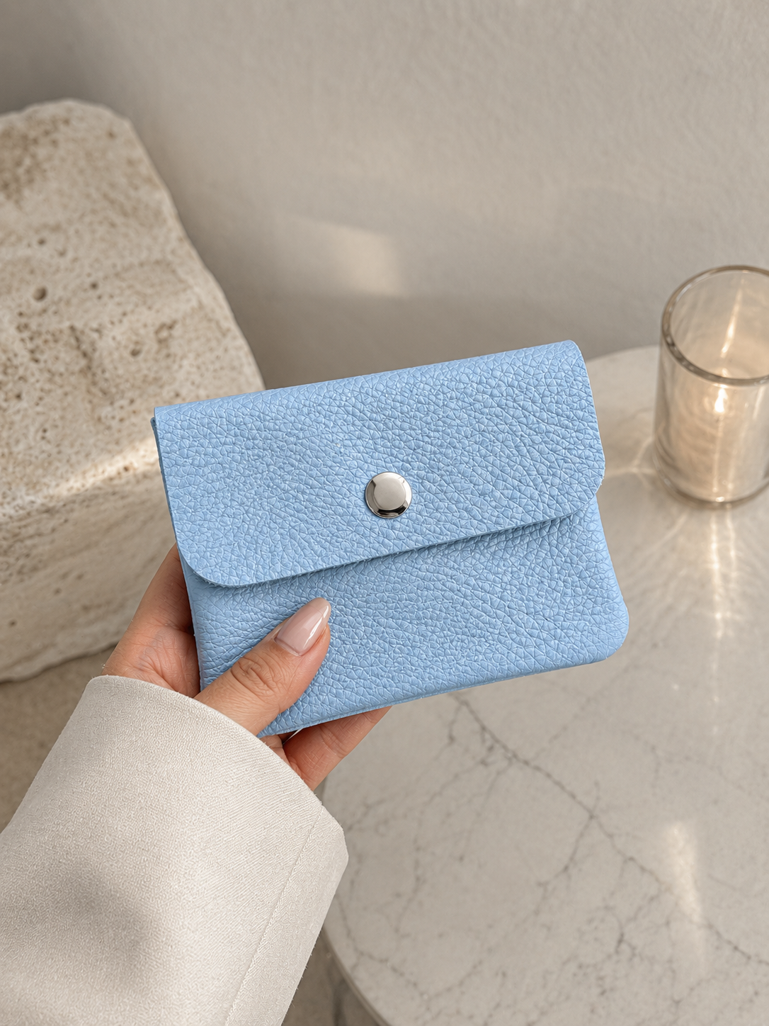 Mini Portmonee „Color Pop“ – Himmelblau