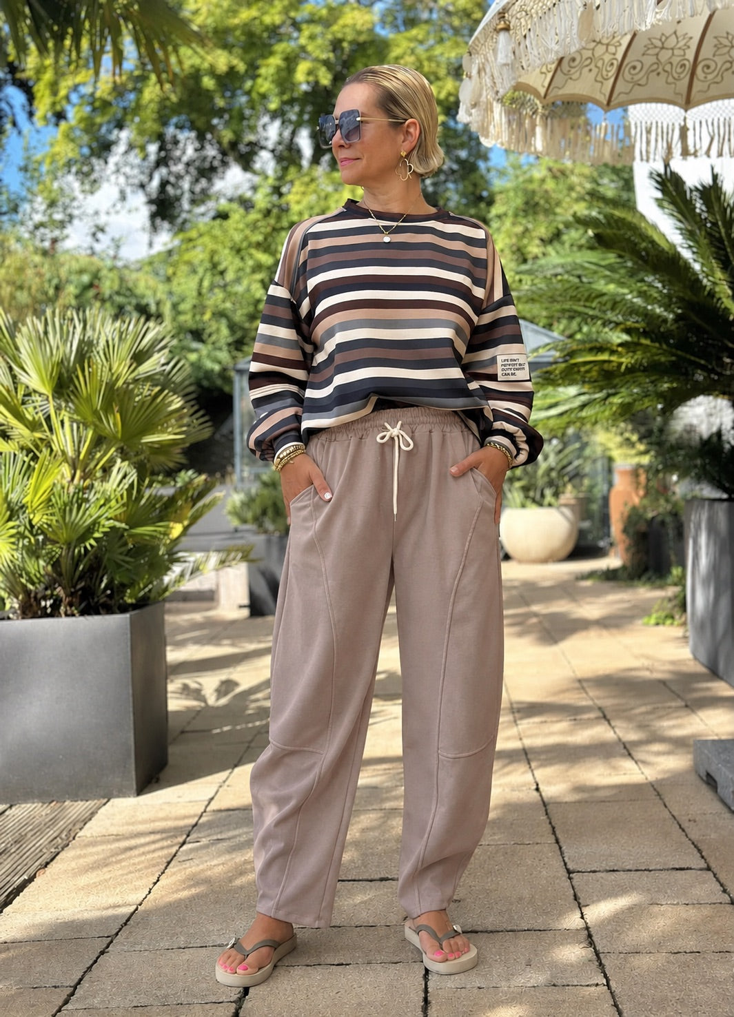 Sweatpants "Cloud Comfort" – Taupé