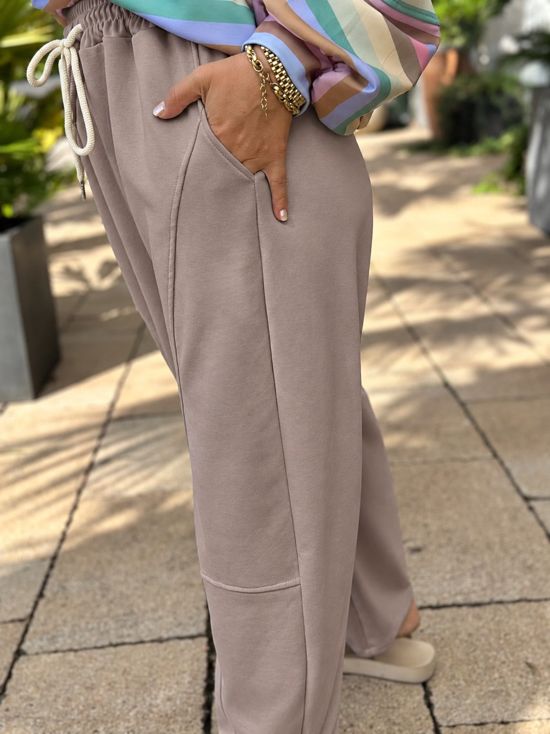 Sweatpants "Cloud Comfort" – Taupé