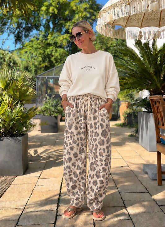 Sweatpants "Cloud Comfort" – Creme Leo