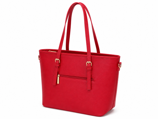 Shopper "City Chic" - Cherry Red / Large