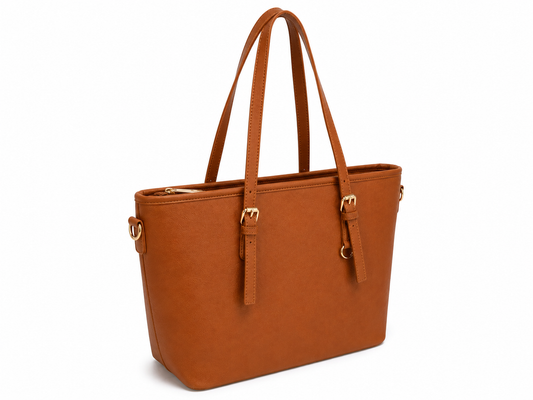Shopper "City Chic" - Cognac / Large