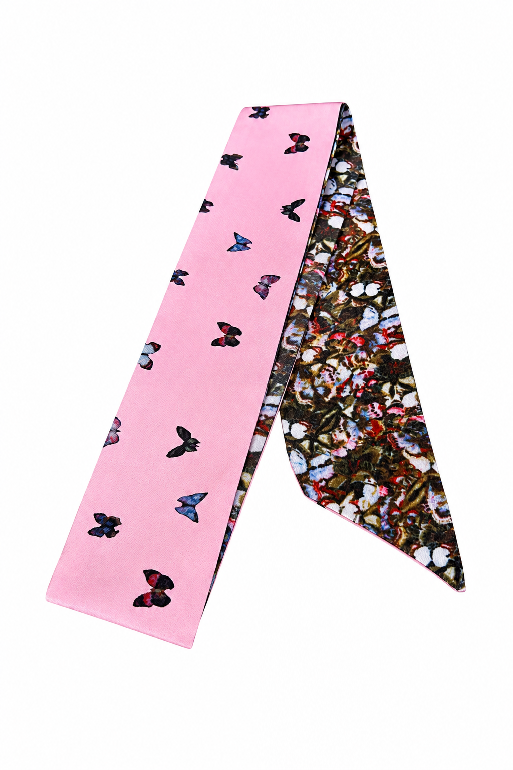 Twilly Halstuch „Rosé Butterflys“