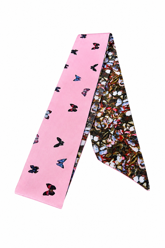 Twilly Halstuch „Rosé Butterflys“