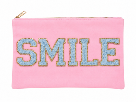 Kosmetiktasche - Rosé Smile