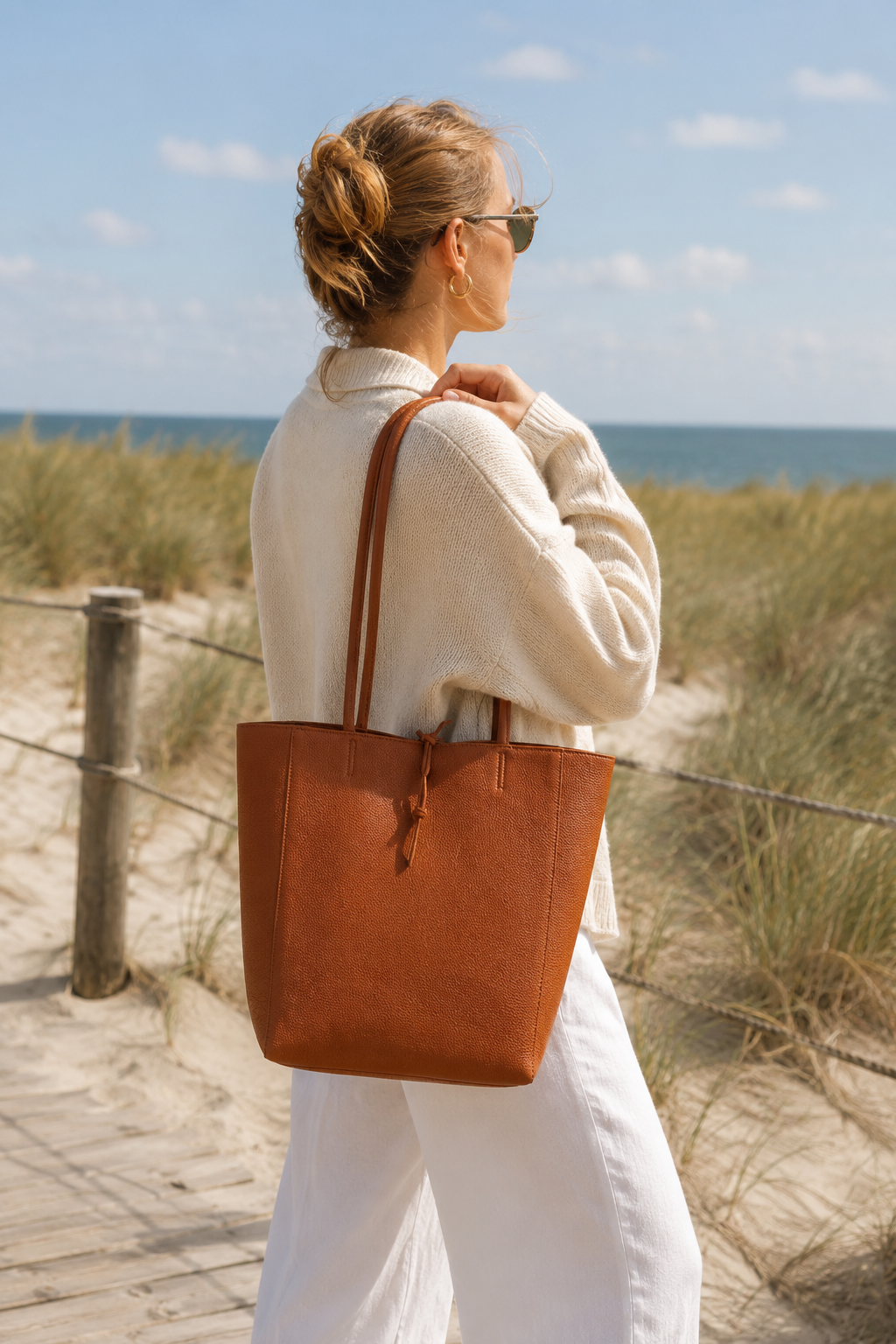 The Classic Shopper - in Cognac