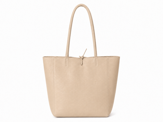 The Classic Shopper - in Beige