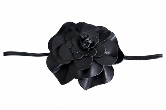 Rosalie Gürtelblüte in Navy