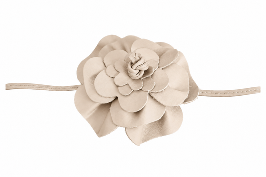 Rosalie Gürtelblüte in Light Beige