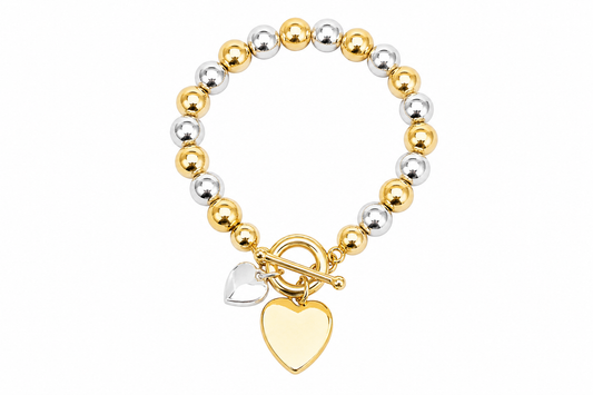 Armband "Herzenssache" in Gold/Silber