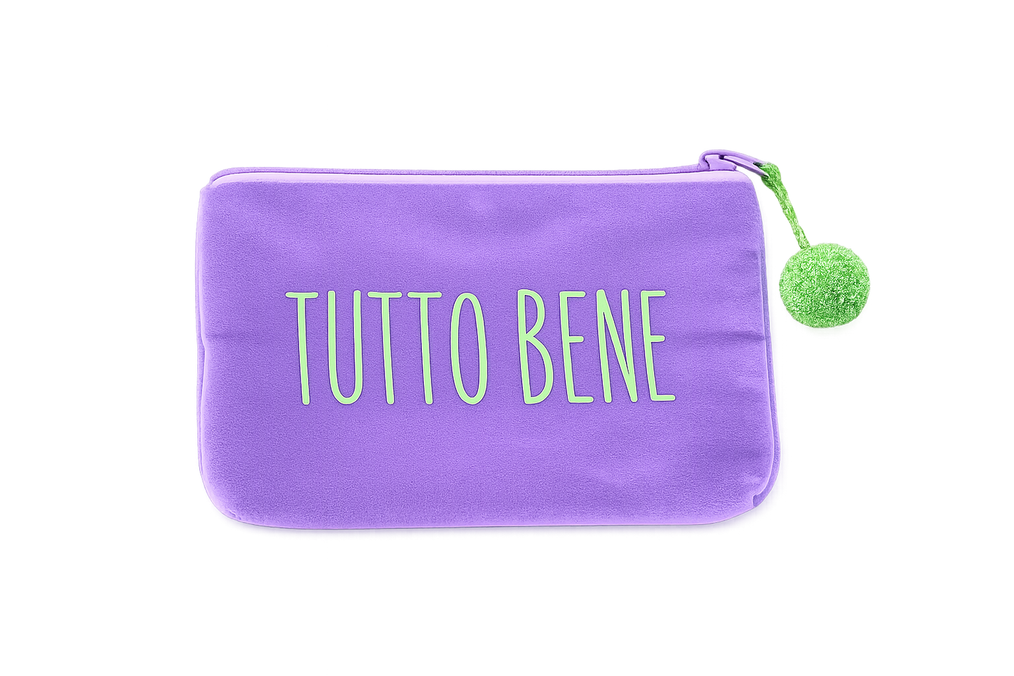Frau Heidelberg - Velvet Pouch „TUTTO BENE“ in Flieder