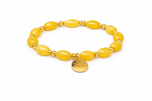 Yellow Sunshine Beads Armband – Fresh Glow