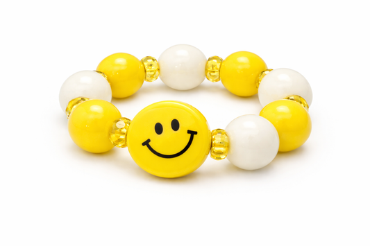 Smiley Sunshine Armband – Happy Vibes