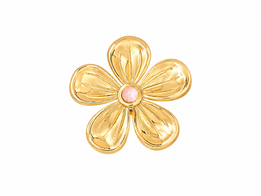 Brosche "Rosé Daisy"