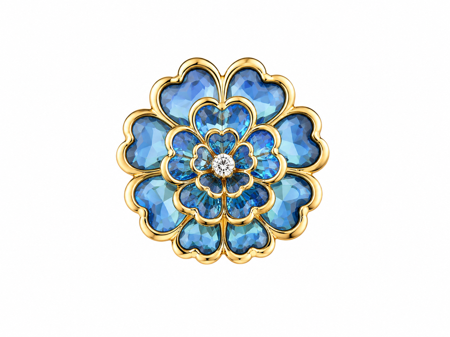 Brosche "Ocean Blossom"
