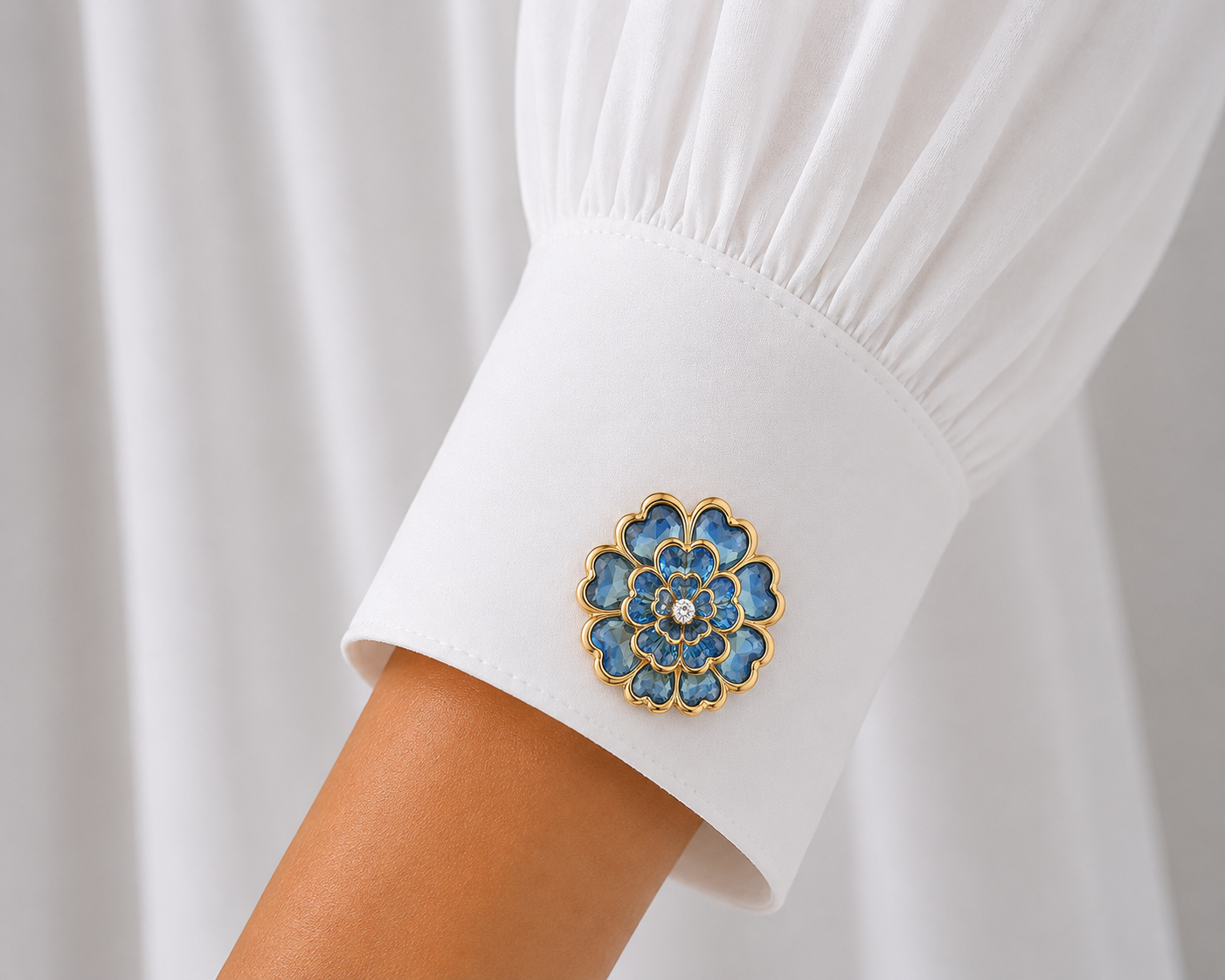 Brosche "Ocean Blossom"