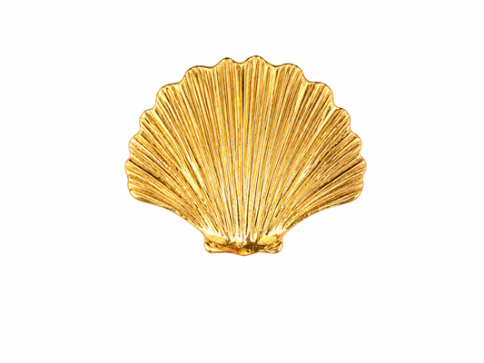 Brosche "Golden Shell"