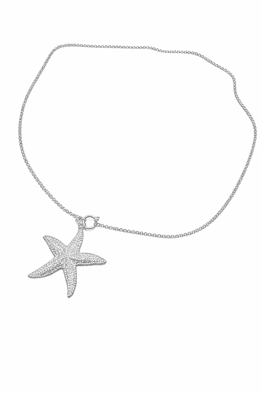 Seestern Kette Silber – Summer Glow Statement