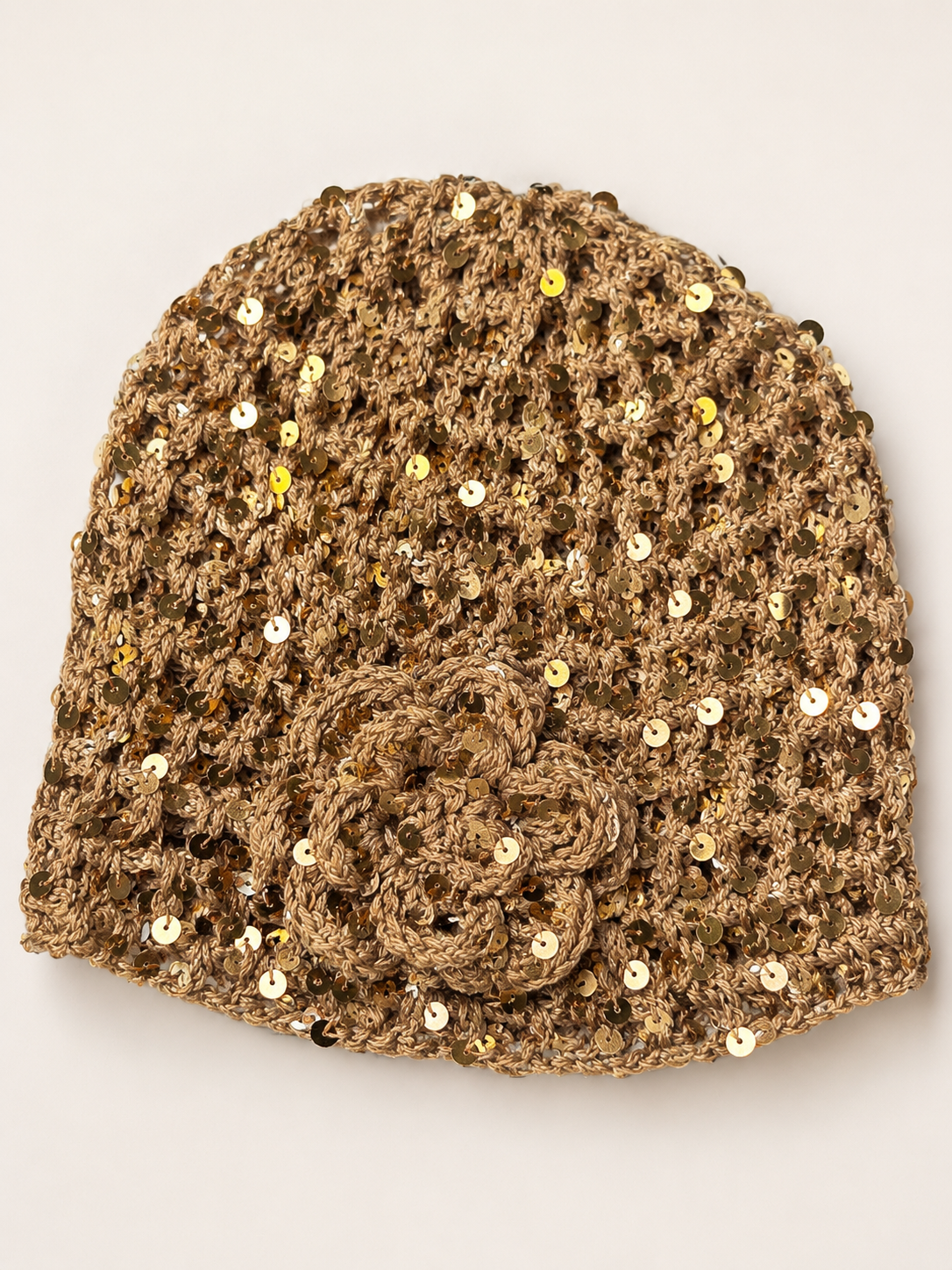 Boho Mütze Golden Glow