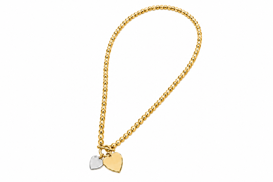 Kette "Herz an Herz" in Gold