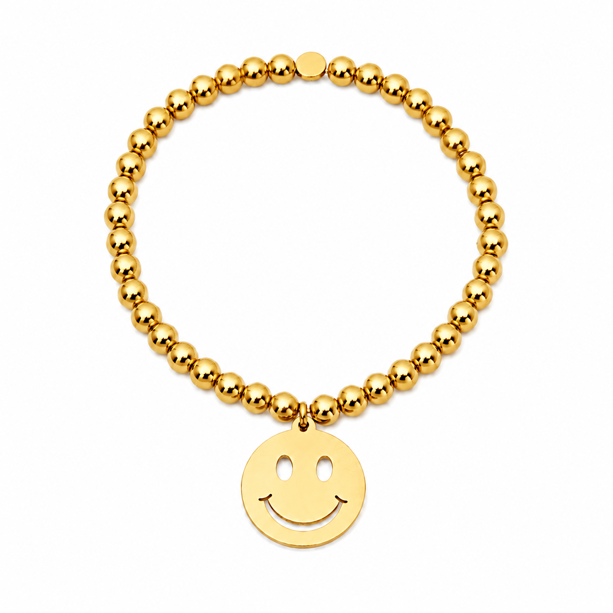 Smiley-Armband (Gold)