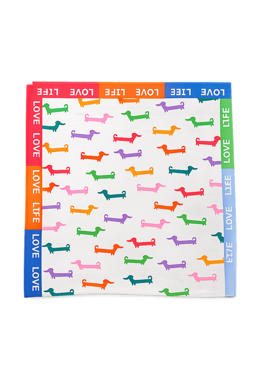 Halstuch „Colorful Dachshund“