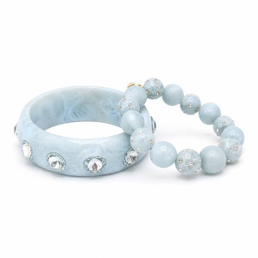 Armband-Set "Coastal Glow" in Turquoise