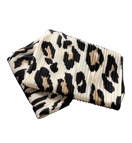 Plissee Halstuch „Wild Leo Chic“