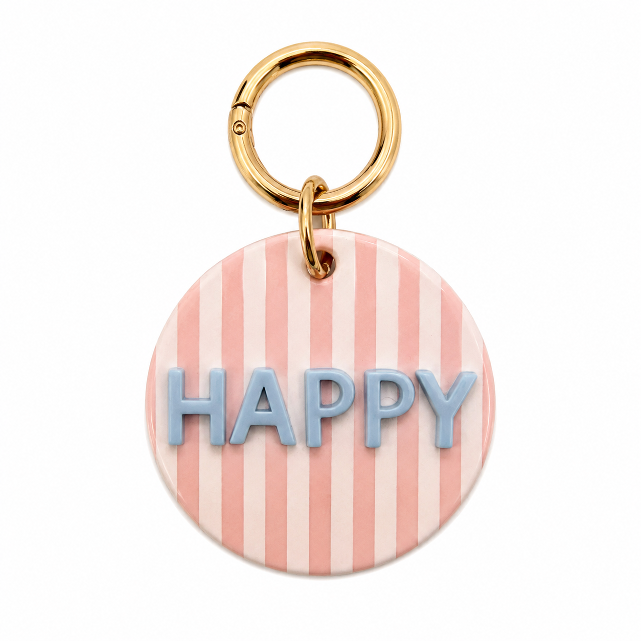 Happy Schlüsselanhänger – Candy Stripes