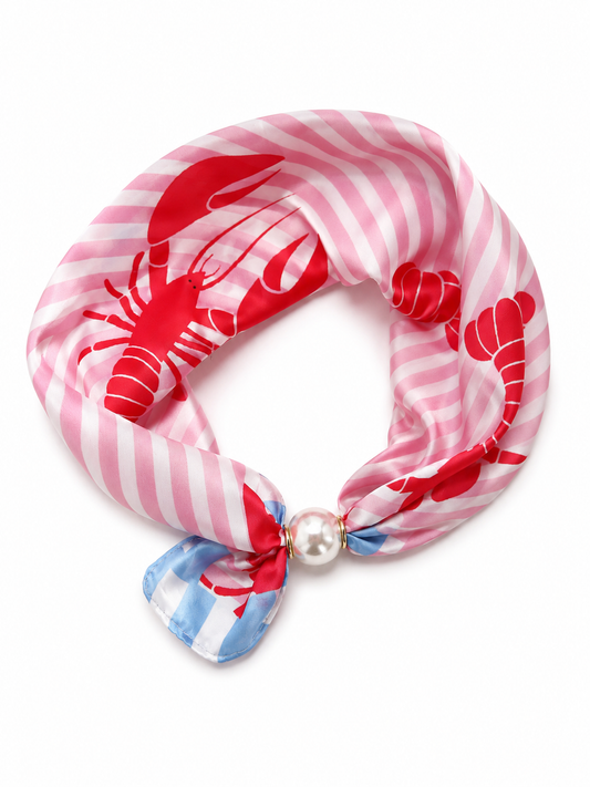 Halstuch "Pink Lobster"
