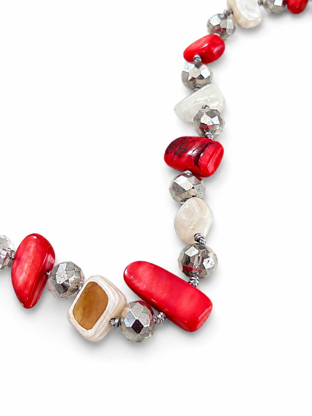 Naturstein-Kette "Harmony" in Rosso