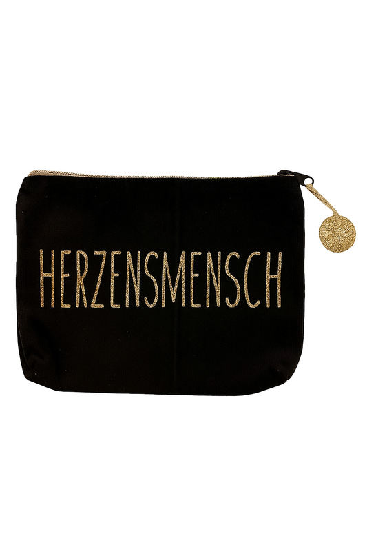 Kosmetiktasche "HERZENSMENSCH"