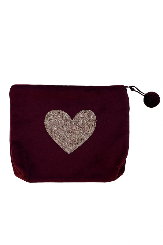 Kosmetiktasche "HERZ"