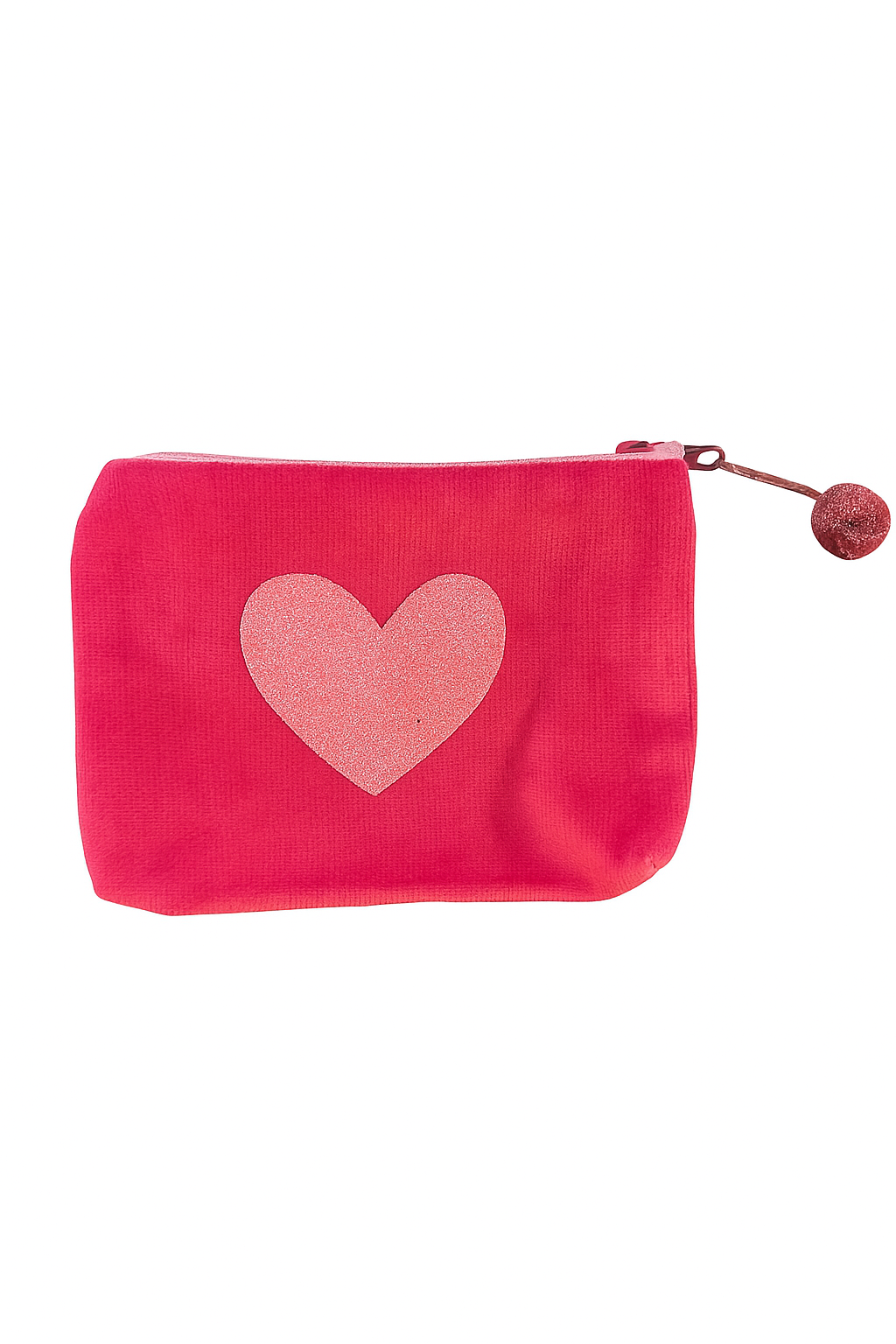 MINI Kosmetiktasche "HERZ" Pink