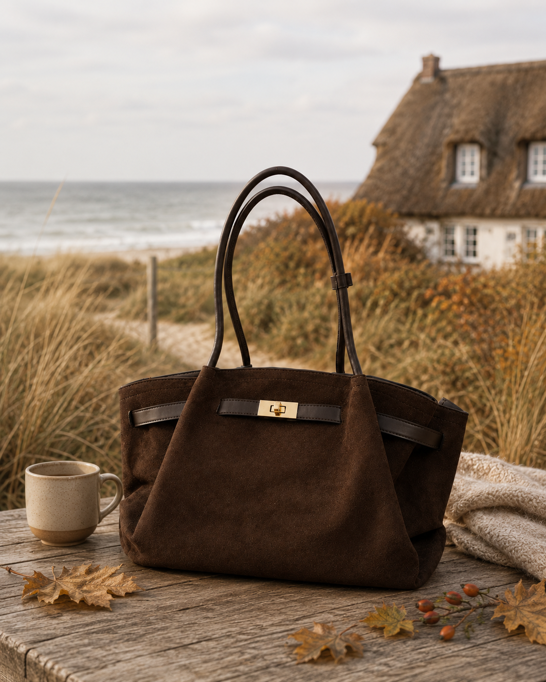 Wildleder-Tasche "Siena"