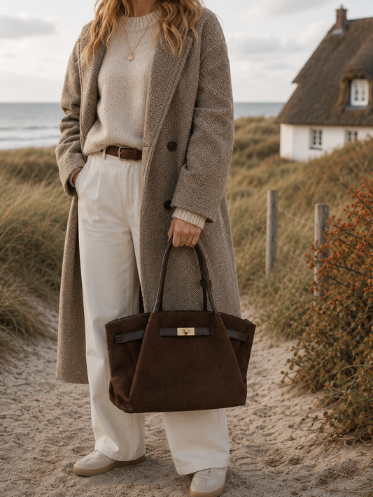 Wildleder-Tasche "Siena"