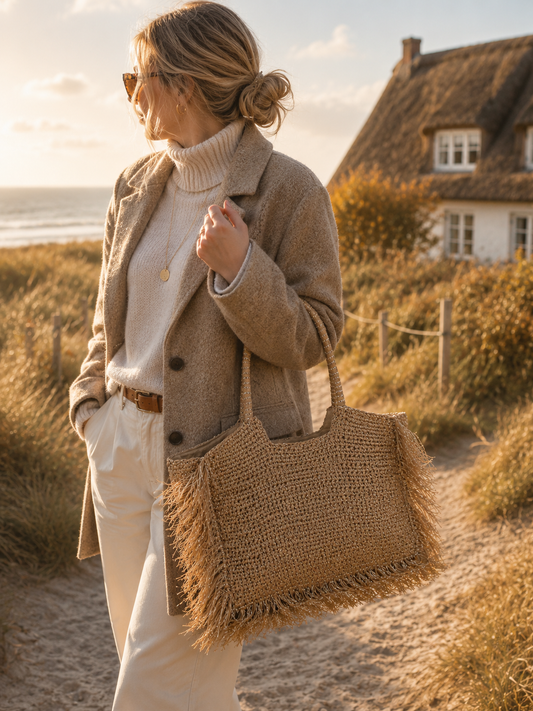 Shopper „Autumn Days“ in Silber