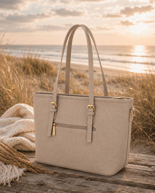 Shopper "City Chic" - Taupé / Small