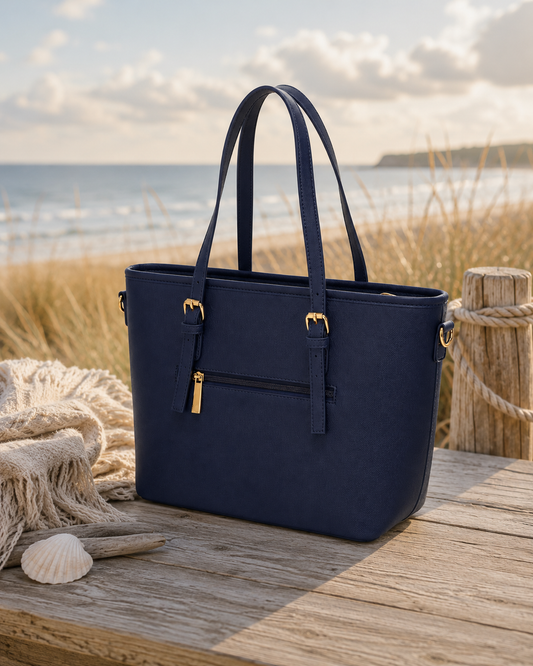 Shopper "City Chic" - Navy / Large
