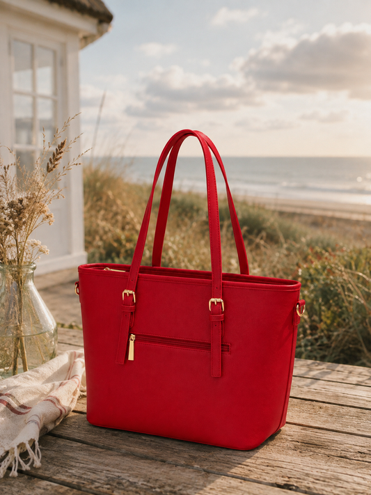 Shopper "City Chic" - Cherry Red / Small
