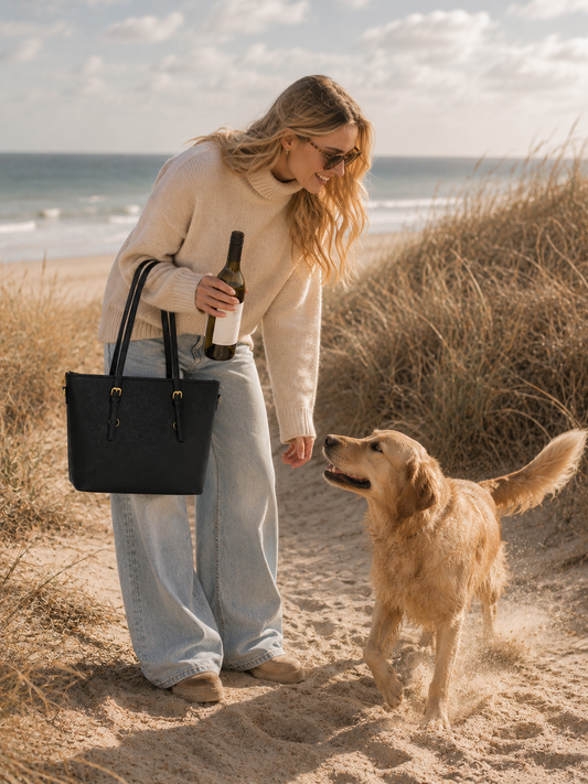 Shopper "City Chic" - Black / Small