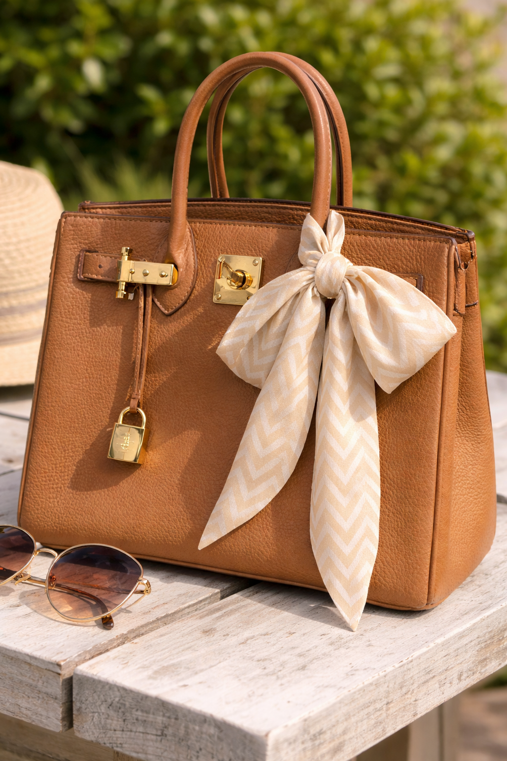 Summer Glow Zigzag Kopftuch