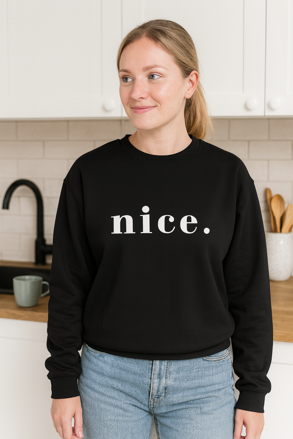 KIRSTEN PERSÖNLICH Sweatshirt "NICE."