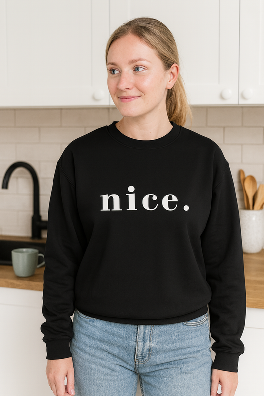 KIRSTEN PERSÖNLICH Sweatshirt "NICE."