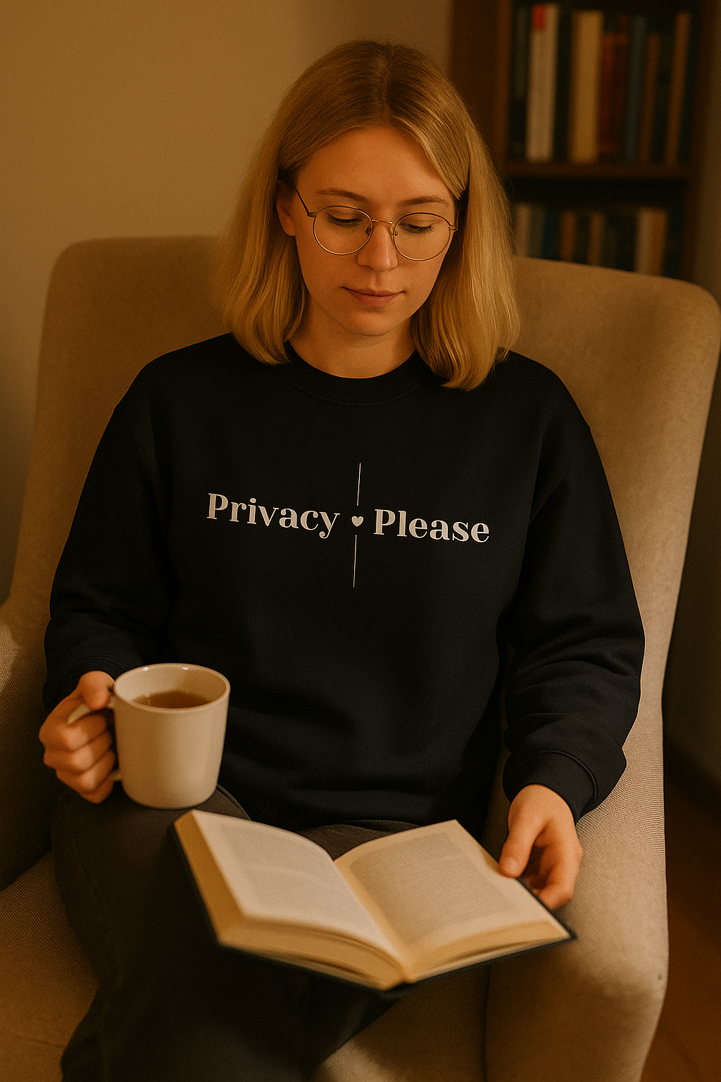 KIRSTEN PERSÖNLICH Sweatshirt "PRIVACY PLEASE"