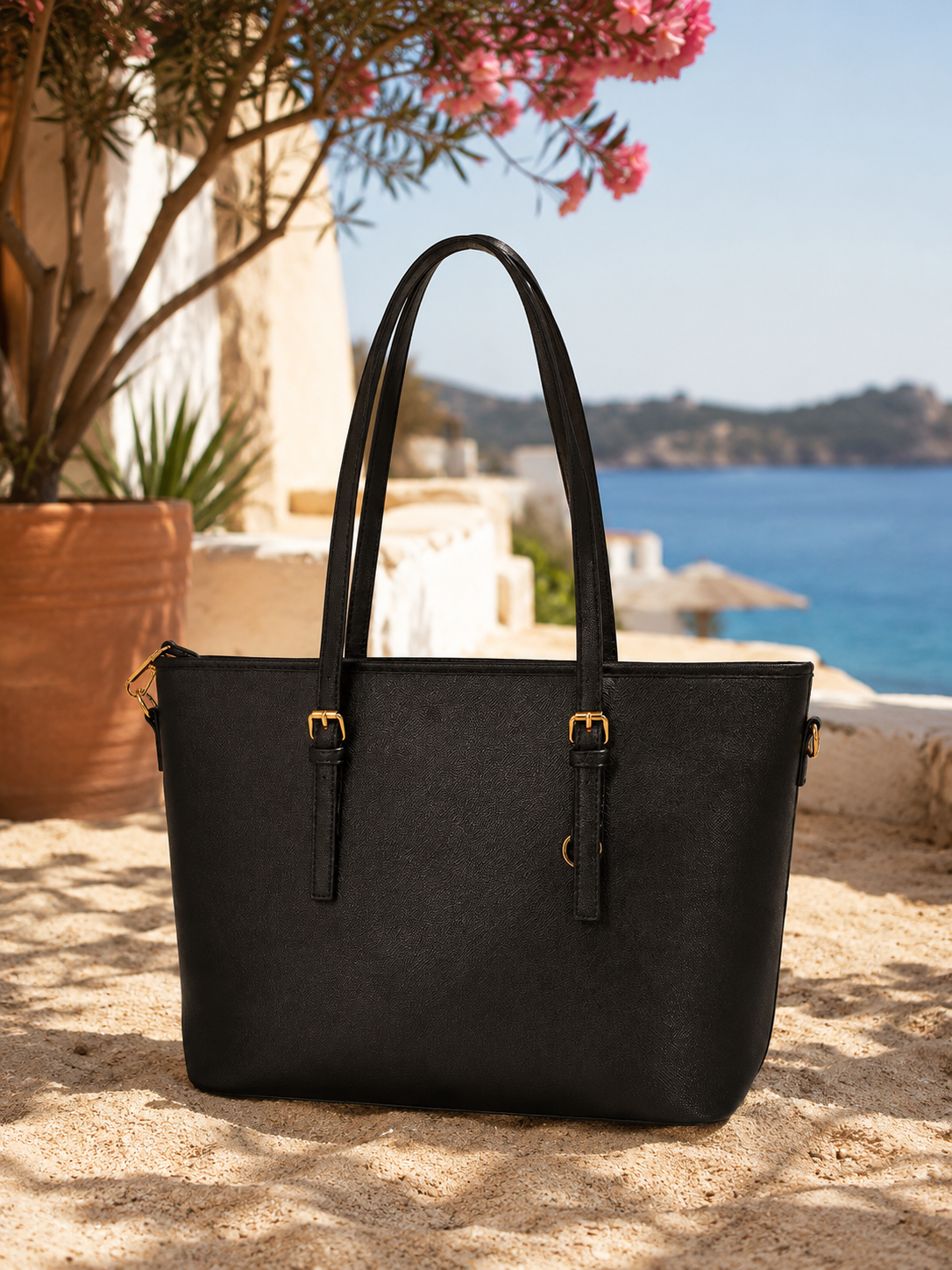 Shopper "City Chic" - Black / Large