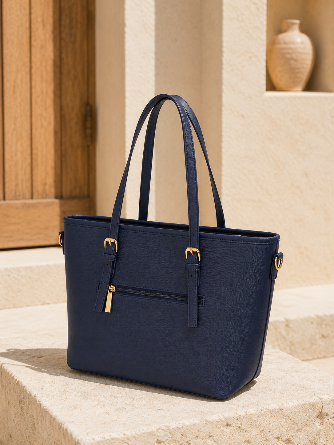 Shopper "City Chic" - Navy / Small