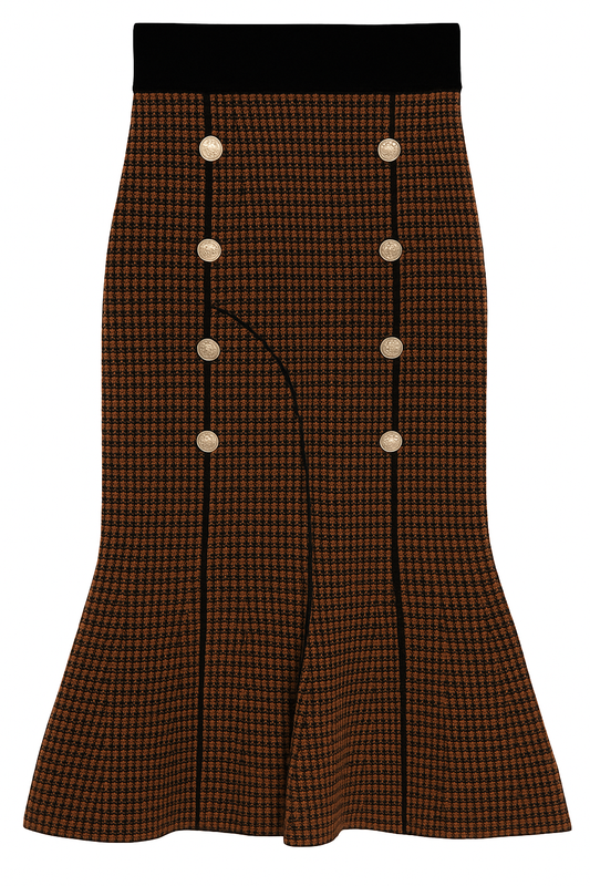 Süßer Lieblingsrock in Braun/Schwarz