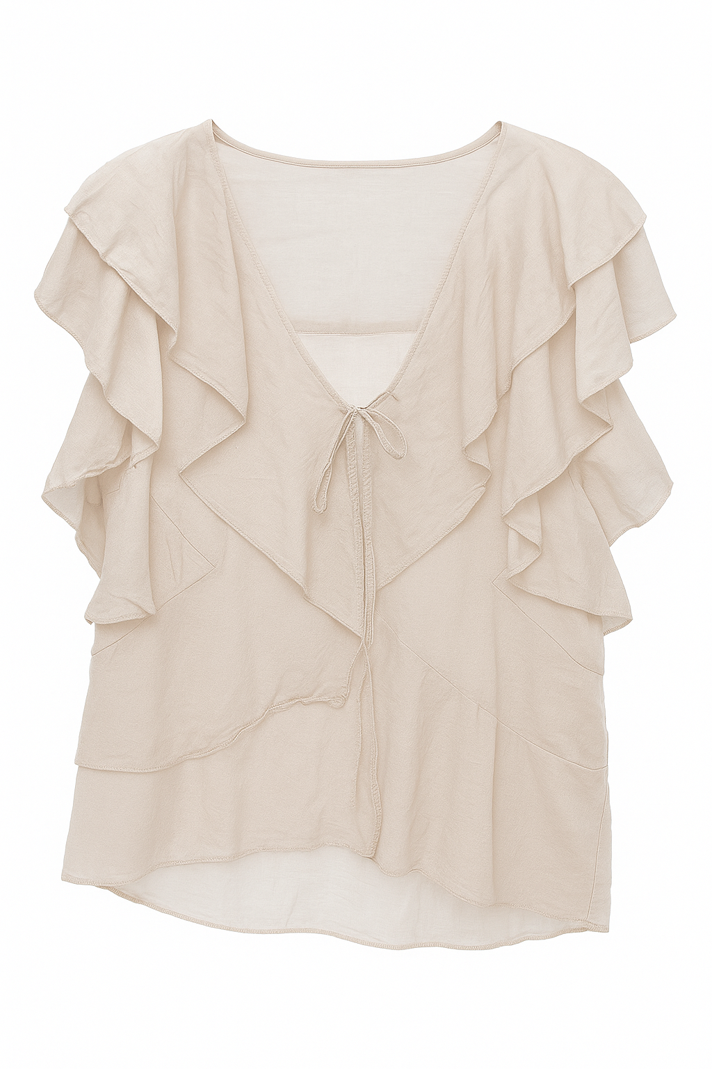 Leichte Sommerbluse "STELLA" in Cremé