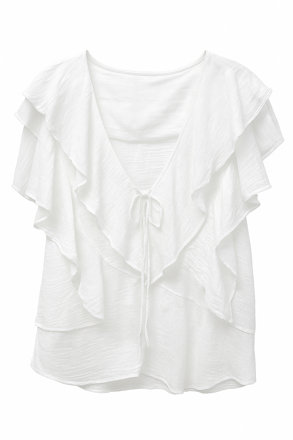 Leichte Sommerbluse "STELLA" in Weiss